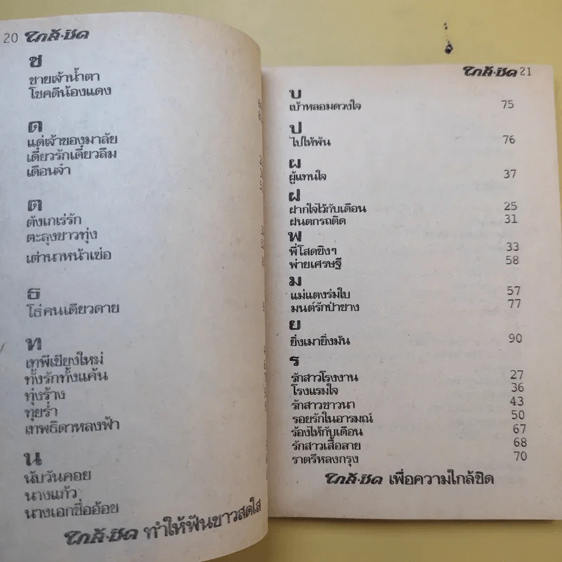 ใกล้-ชิด ฮิตลูกทุ่งเล่ม 2 รวมเนื้อเพลงลูกทุ่งยอดฮิตทั้งภาพดาราดังคับคั่งและชะตาชีวิตปี 2523 รูปที่ 12