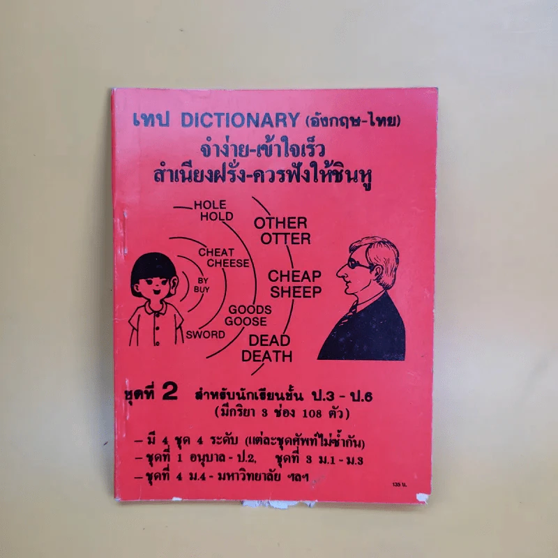 เทป Dictionary (อังกฤษ-ไทย) จำง่าย-เข้าใจเร็ว สำเนียงฝรั่ง-ควรฟังให้ชินหู ชุดที่ 1-4 รูปที่ 8