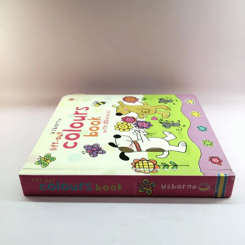 Lift-Out Colours Book with 25 Pieces - Usborne รูปที่ 2