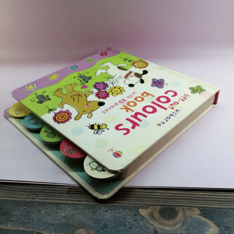 Lift-Out Colours Book with 25 Pieces - Usborne รูปที่ 5