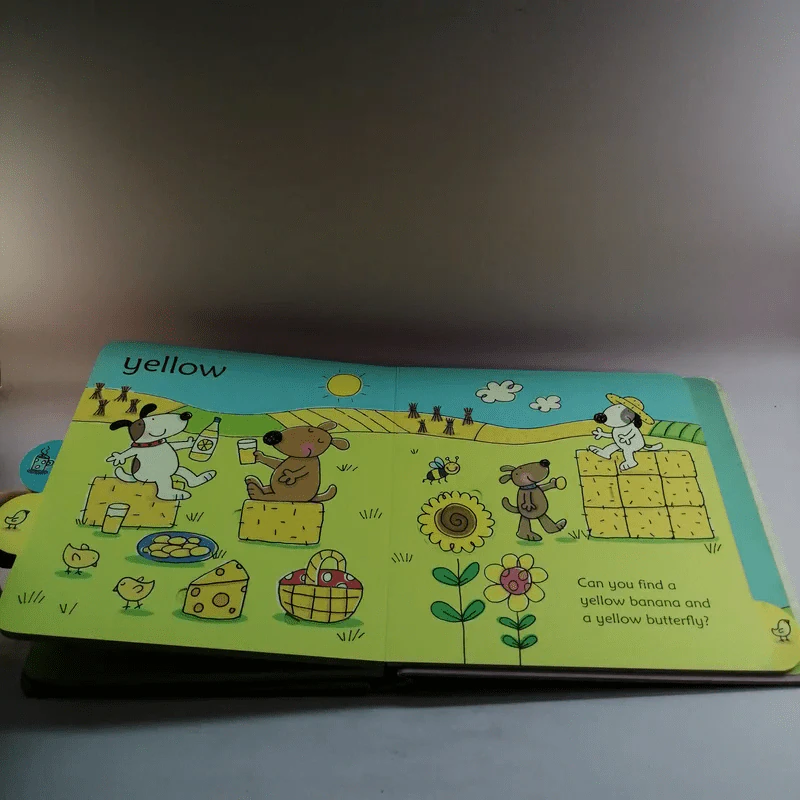 Lift-Out Colours Book with 25 Pieces - Usborne รูปที่ 9