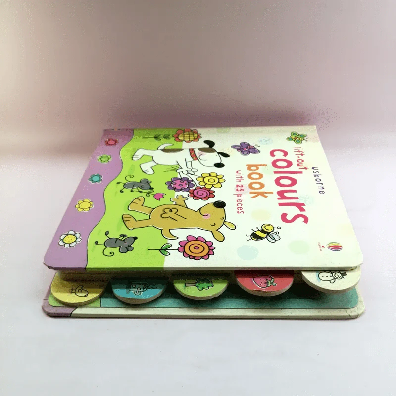 Lift-Out Colours Book with 25 Pieces - Usborne รูปที่ 3
