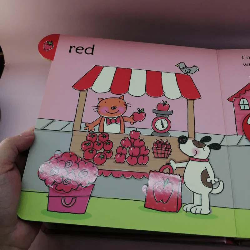 Lift-Out Colours Book with 25 Pieces - Usborne รูปที่ 7