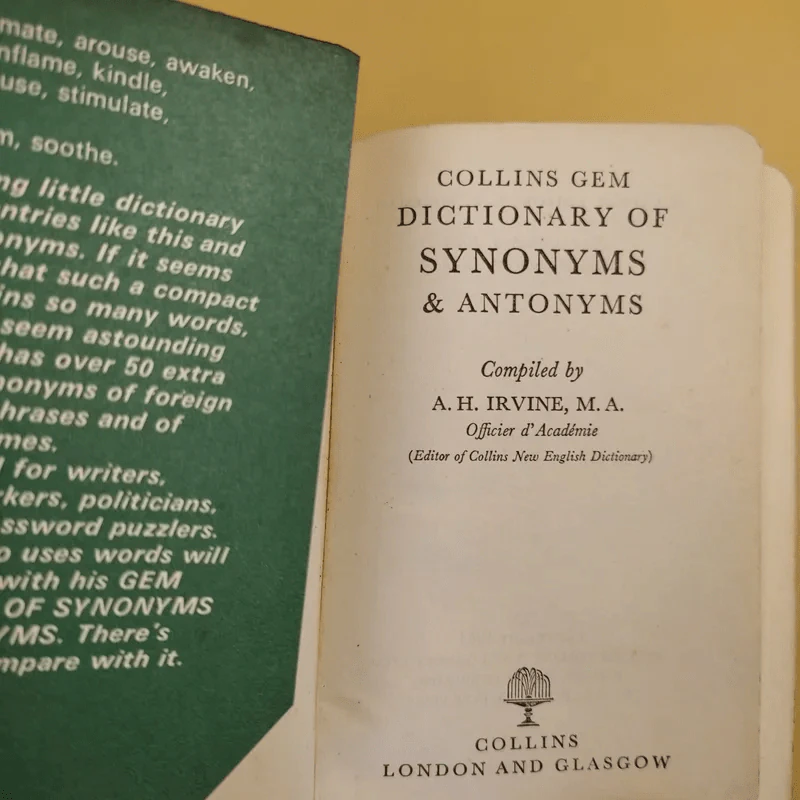 Collins Gem Dictionary of Synonyms & Antonyms รูปที่ 9
