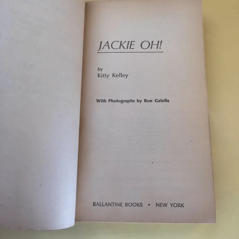 Jackie Oh - Kitty Kelley รูปที่ 9