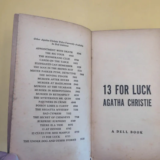 13 for Luck - Agatha Christie รูปที่ 9