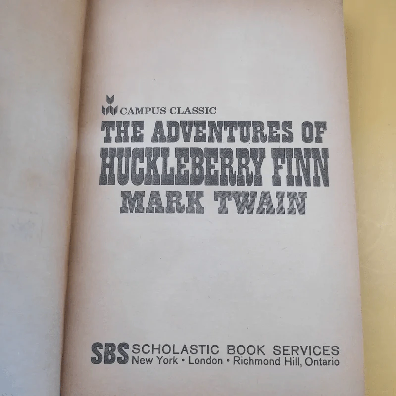 The Adventures of Huckleberry Finn - Mark Twain รูปที่ 8