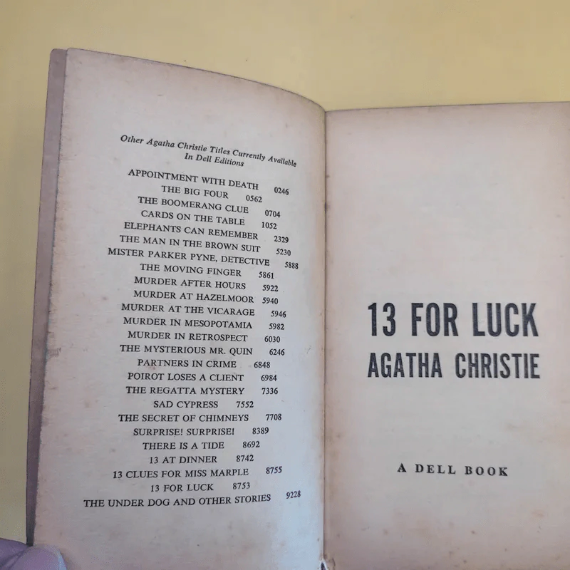 13 for Luck - Agatha Christie รูปที่ 9