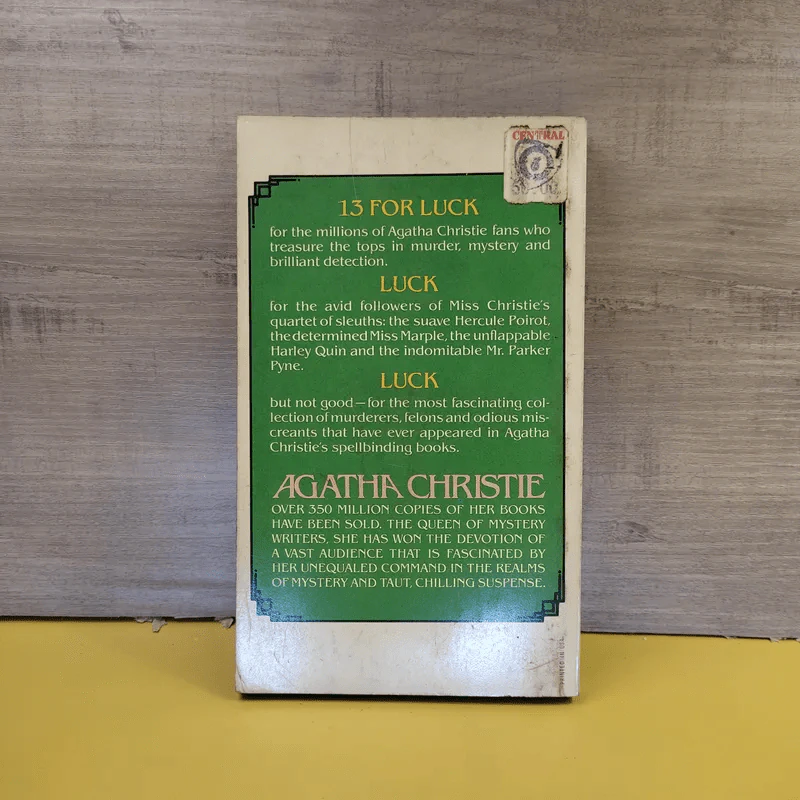 13 for Luck - Agatha Christie รูปที่ 2
