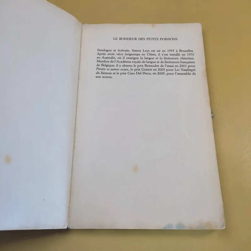 Le Bonheur des petits poissons - Simon Leys รูปที่ 9