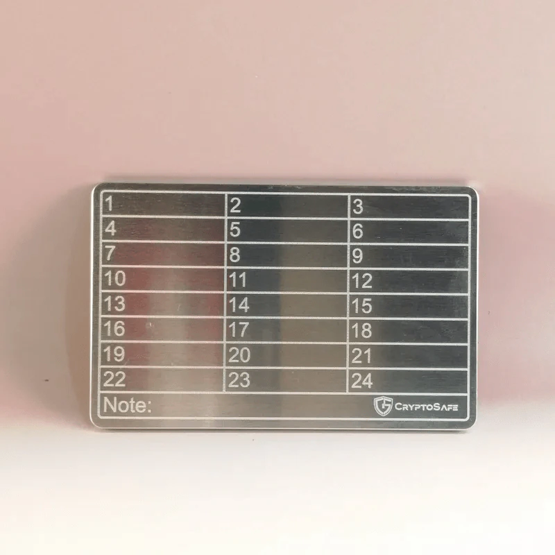 CryptoSafe Lite แผ่นเหล็กหนา รูปที่ 1
