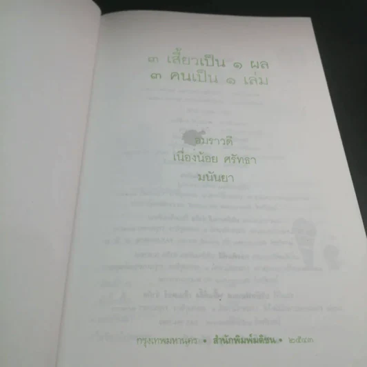 3 เสี้ยวเป็น 1 ผล 3 คนเป็น 1 เล่ม - อมราวดี เนื่องน้อย ศรัทธา มนันยา รูปที่ 6