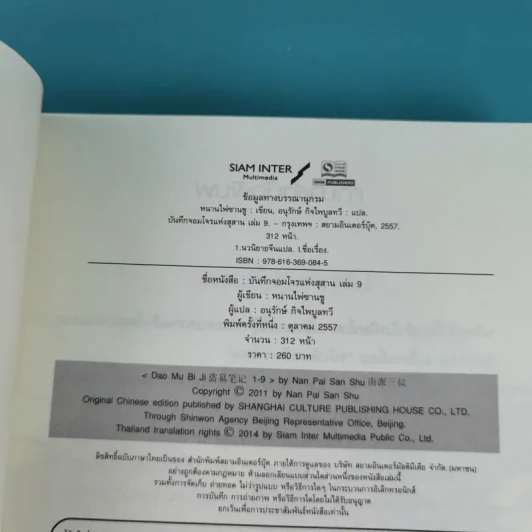 บันทึกจอมโจรแห่งสุสาน เล่ม 9 ตอน ปัจฉิมบทจอมโจรแห่งสุสาน (บทต้น) รูปที่ 8