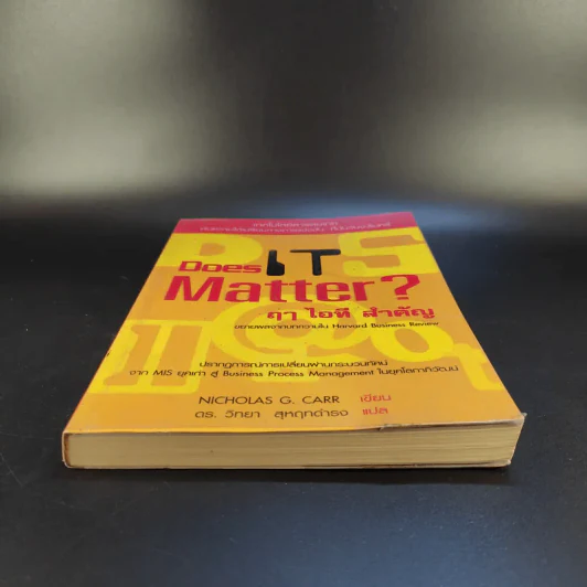 Does It Matter ฤา ไอที สำคัญ - Nicholas G. Carr รูปที่ 4