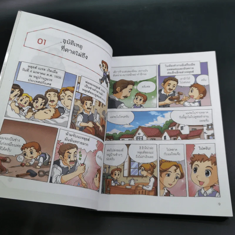 Who บุคคลสำคัญของโลก การ์ตูน หลุยส์เบรล รูปที่ 11