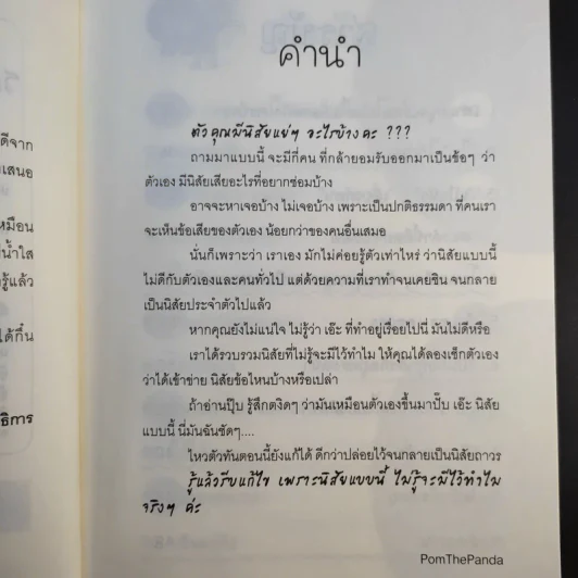 นิสัยแบบนี้มีไว้ทำไม - Pom The Panda รูปที่ 12