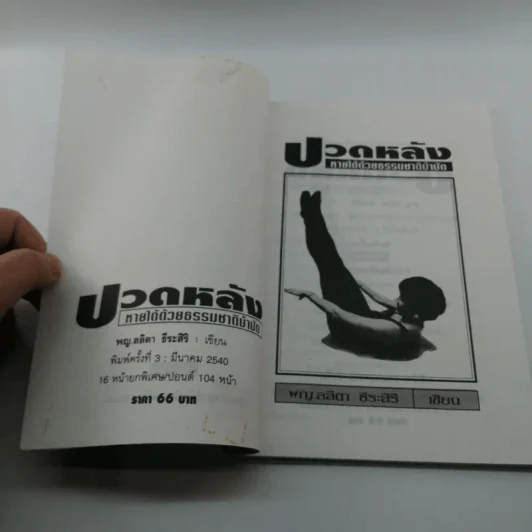 ปวดหลังหายได้ด้วยธรรมชาติบำบัด - พฐ.ลลิตา ธีระสิริ รูปที่ 6