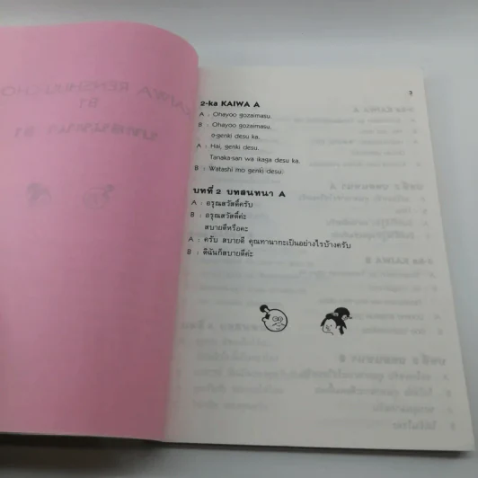 บทสนทนาภาษาญี่ปุ่นชั้นต้น Shokyuu Kaiwaw Renshuu-Choo รูปที่ 9