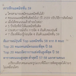 Admission ขั้นสุด เจาะลึกเลือกคณะปี 59 รูปที่ 15