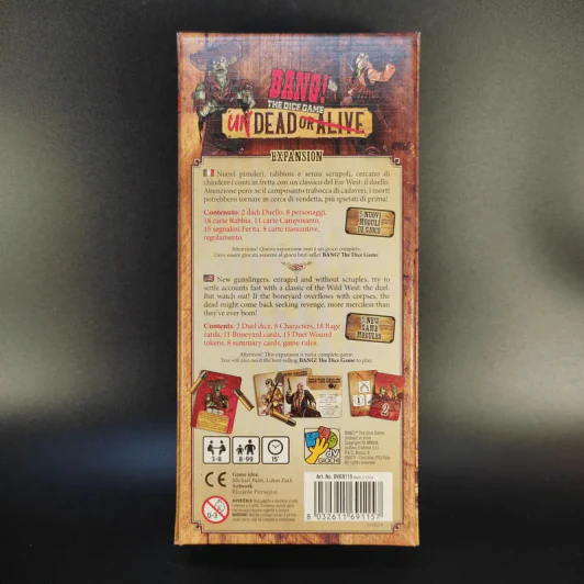 (Used บอร์ดเกมมือสอง) BANG! The Dice Game: Undead or Alive รูปที่ 2
