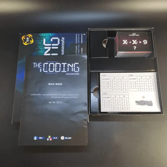 (Used บอร์ดเกมมือสอง) The Coding เกมถอดรหัส รูปที่ 8