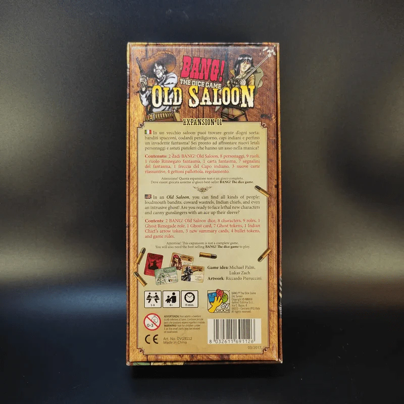 (Used บอร์ดเกมมือสอง) Bang: Dice Game:Old Saloon รูปที่ 5