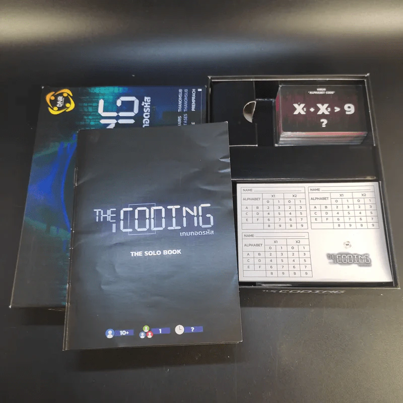 (Used บอร์ดเกมมือสอง) The Coding เกมถอดรหัส รูปที่ 7
