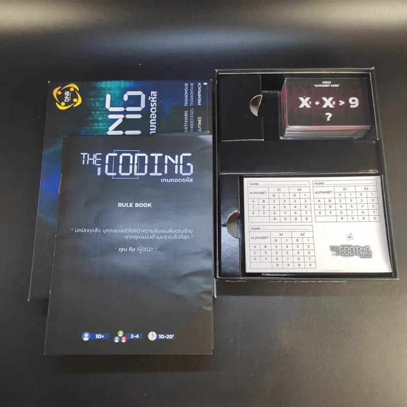 (Used บอร์ดเกมมือสอง) The Coding เกมถอดรหัส รูปที่ 8
