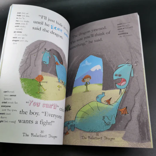 SE-ED First Readers Stage 4 The Reluctant Dragon มังกรยักษ์หัวใจเทวดา - Kenneth Grahame รูปที่ 11
