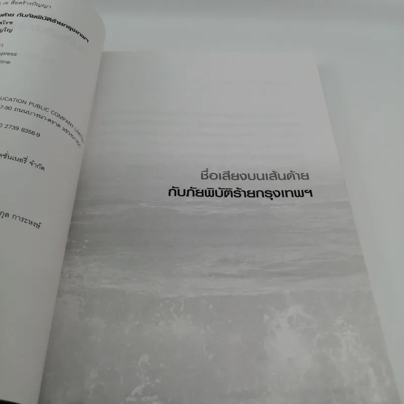 ชื่อเสียงบนเส้นด้ายกับภัยพิบัติร้ายกรุงเทพฯ - ดร.สมิทธ ธรรมสโรช รูปที่ 8