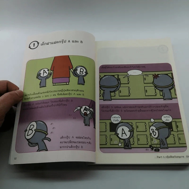 กรุ๊ปเลือดบอกนิสัย ฮาได้ใจยกกำลัง 2 ฉบับการ์ตูน รูปที่ 12