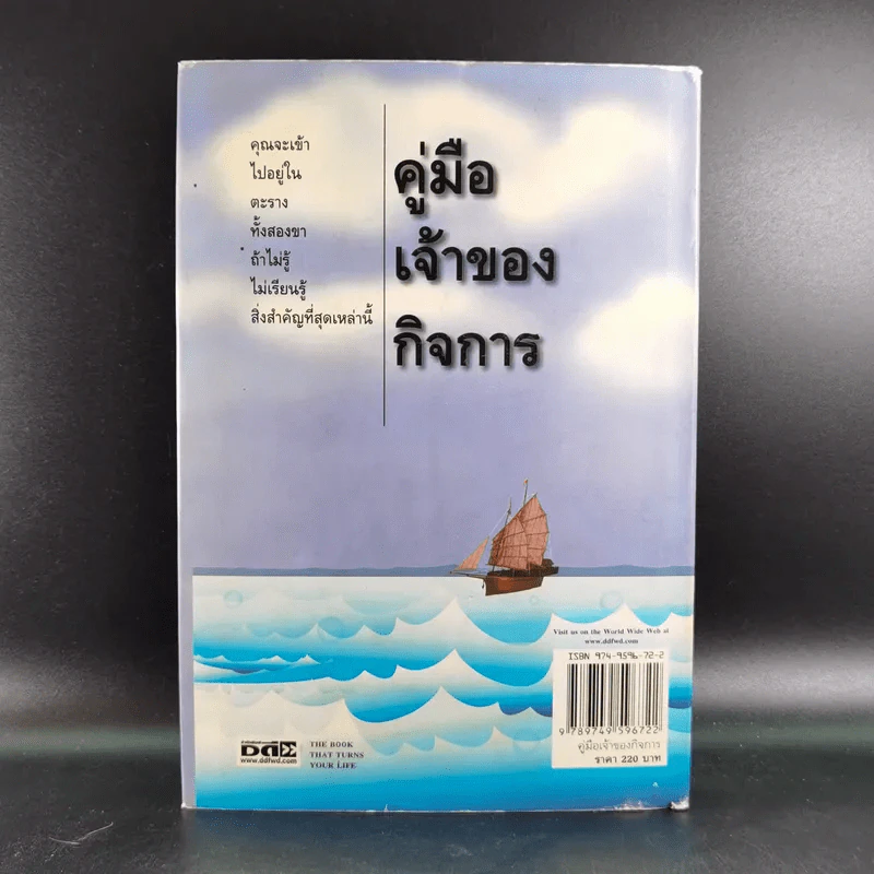 คู่มือเจ้าของกิจการ (ขาคุณอยู่ในตะรางข้างหนึ่งนะ) - อ.คณิต พูนผล รูปที่ 2