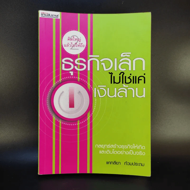 ธุรกิจเล็กไม่ใช่แค่เงินล้าน - แคทลียา ท้วมประถม รูปที่ 1