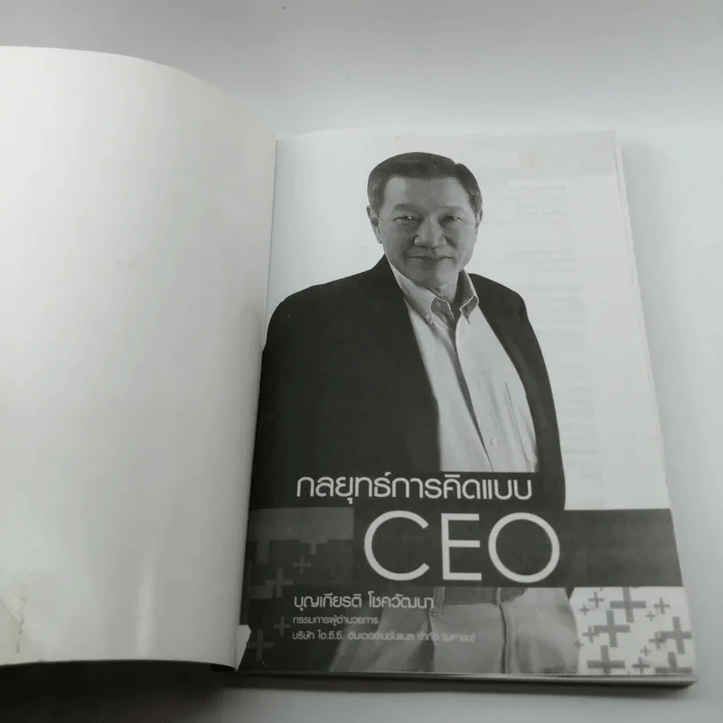 กลยุทธ์การคิดแบบ CEO - บุญเกียรติ โชควัฒนา รูปที่ 6