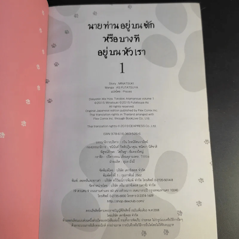 นายท่านอยู่บนตักหรือบางทีอยู่บนหัวเรา เล่ม 1 รูปที่ 15