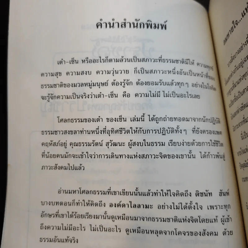 ลมหายใจแห่งเต๋า-เซ็น - ธรรมรัตน์ สุวัฒนะ รูปที่ 11