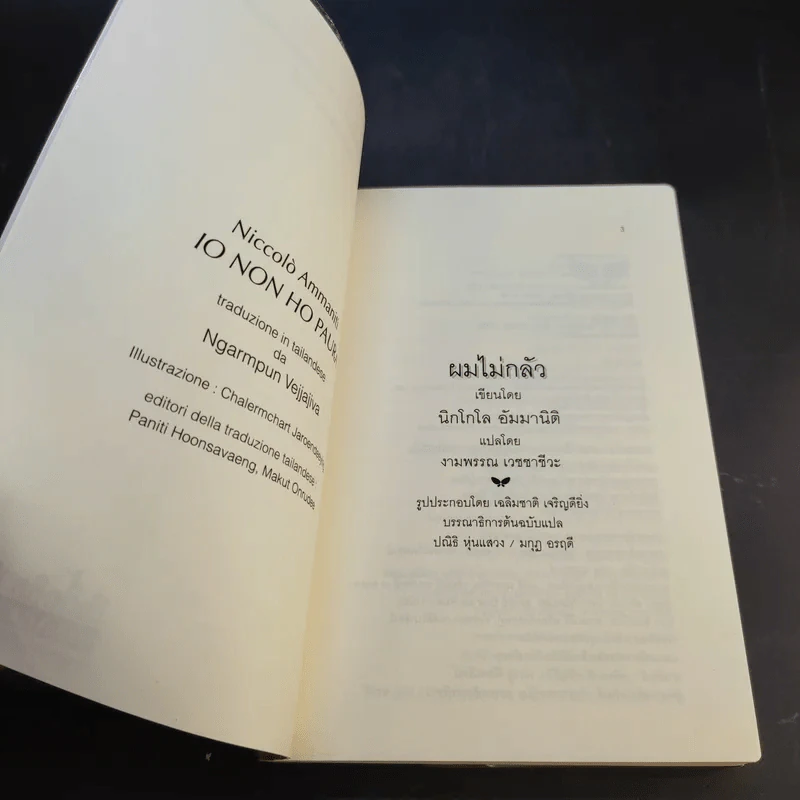ผมไม่กลัว - นิกโกโล อัมมานิติ รูปที่ 9