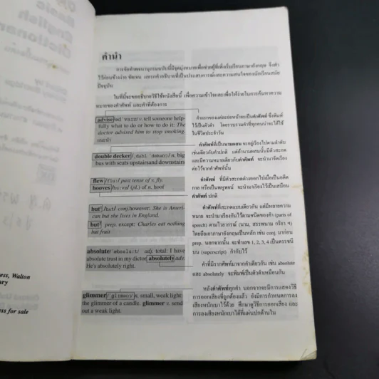 Oxford Basic English Dictionary พจนานุกรมเบื้องต้น อังกฤษ - ไทย รูปที่ 9