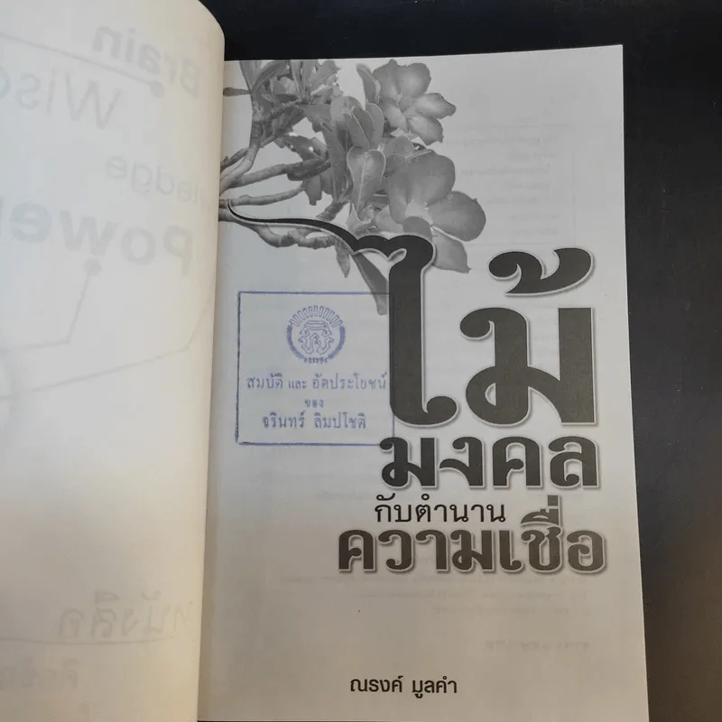 ไม้มงคลกับตำนานความเชื่อ - ณรงค์ มูลคำ รูปที่ 9
