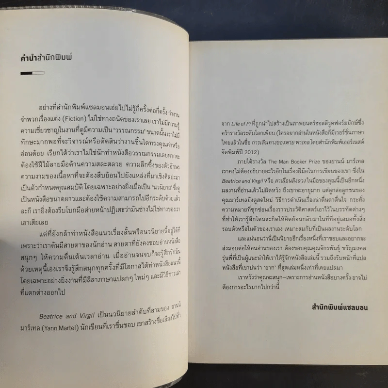 Beatrice and Virgil ลาเลือนลิงลวง - Yann Martel รูปที่ 9