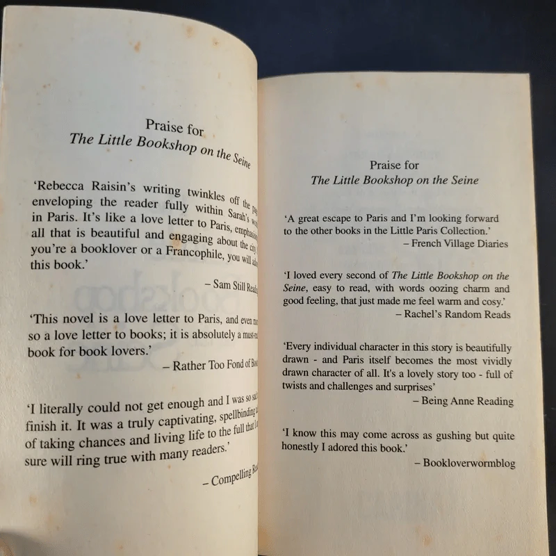 The Little Bookshop on the Seine - Rebecca Raisin รูปที่ 9