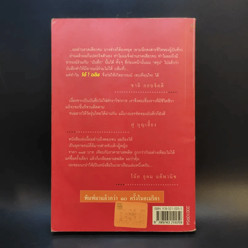 บันทึกก่อนตายของเหยื่อยาเสพติด โอ้! อลิซ Go Ask Alice - โรจนา นาเจริญ รูปที่ 2