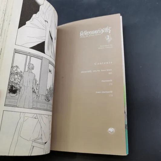 การ์ตูนวาย มีเพียงดอกไม้ที่รู้ 3 เล่มจบ + โปสการ์ด รูปที่ 8
