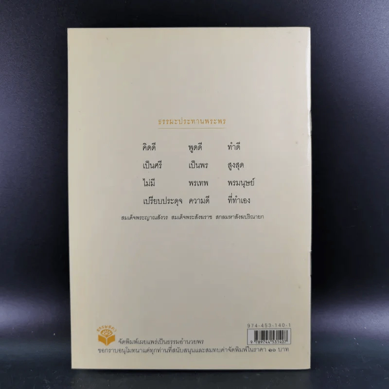 แสงส่องใจเพื่อความสุขสงบ - สมเด็จพระญาณสังวร สมเด็จพระสังฆราช สกลมหาสังฆปริณายก รูปที่ 2