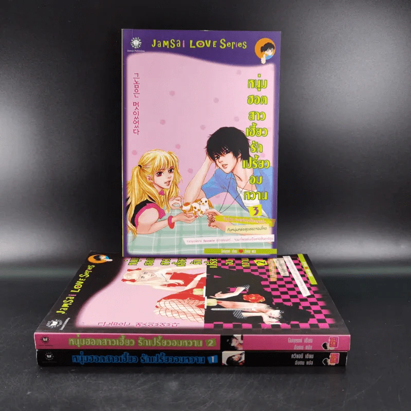 หนังสือการ์ตูน หนุ่มฮอตสาวเฮี้ยวรักเปรี้ยวอมหวาน 3 เล่มจบ รูปที่ 4