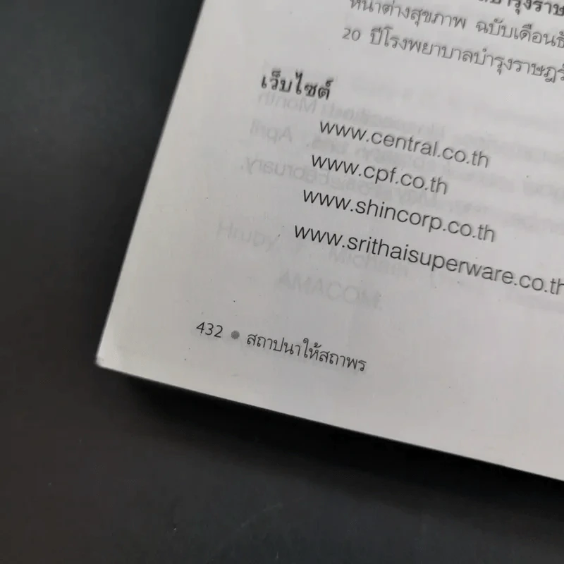 สถาปนาให้สถาพร หนทางสร้างธุรกิจให้เติบใหญ่และยั่งยืน - ดร.วิทยา มานะวาณิชเจริญ รูปที่ 16