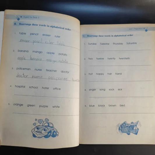 English Fun Book 3 ชั้นประถมศึกษาปีที่ 3 - ทวิยา เนาวประทีป รูปที่ 13
