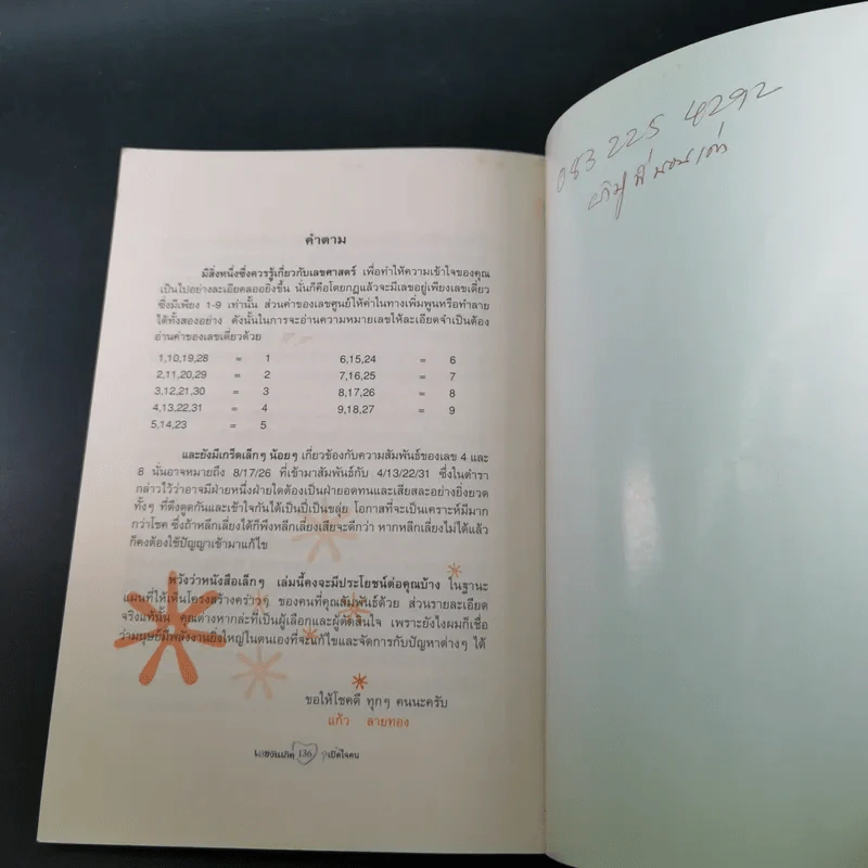 เลขวันเกิดเปิดใจคน - แก้ว ลายทอง รูปที่ 16