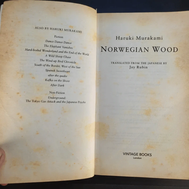 Norwegian Wood - Haruki Murakami รูปที่ 9