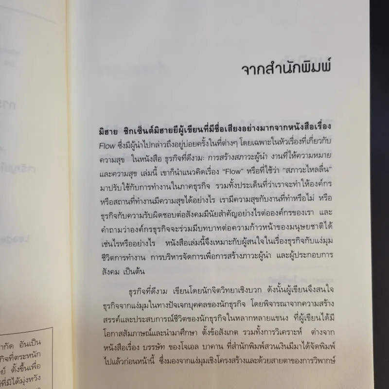 ธุรกิจที่ดีงาม Good Business - มิฮาย ชิกเซนต์มิฮายยี รูปที่ 10
